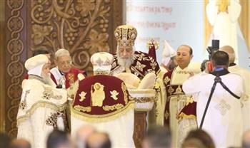 البابا تواضروس يترأس قداس عيد الميلاد بالعاصمة الإدارية