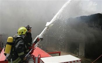 السيطرة على حريق نشب بسوق الجملة في 6 أكتوبر