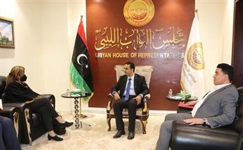 رئيس مجلس النواب الليبي المكلف يبحث مع مسؤولين أممين مستجدات العملية الانتخابية