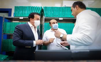 وزير الصحة يتفقد مشروع إنشاء وتطوير وحدتي طب أسرة «الجعافرة وأبو الريش قبلي»
