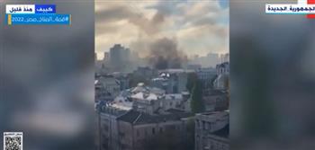 المشاهد الأولى من الانفجارات التي هزت العاصمة الأوكرانية كييف (فيديو)