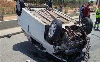 مصرع وإصابة 3 أشخاص في حادث تصادم سيارتين ببورسعيد 