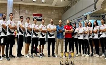 محققًا 19 ميدالية .. منتخب التايكوندو يصل القاهرة من لبنان بعد المشاركة في البطولة العربية