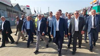 محافظ بورسعيد يستقبل وزير النقل بمقر الهيئة الاقتصادية لقناة السويس
