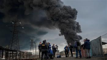 غارة روسية تستهدف محطة طاقة رئيسية في كييف