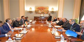 وزيرا خارجية مصر والهند يترأسان جلسة مشاورات رسمية (صور)