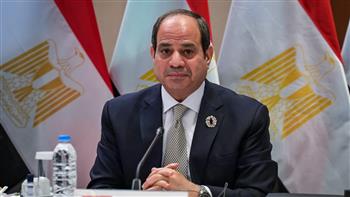 الرئيس السيسي: مصر تبنت مقاربة شاملة للتعامل مع تحديات المياه والأمن الغذائي
