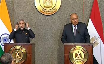 وزير خارجية الهند: نقدر مشاركة مصر في مجموعة العشرين ونلتزم بنجاح (COP27)