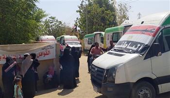 تضامن أسوان: الكشف على 300 مواطن من غير القادرين ضمن قافلة علاجية بـ3 قرى