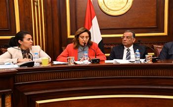 وزيرة الثقافة تستعرض خطة الوزارة بمبادرة حياة كريمة أمام لجنة «الشيوخ»