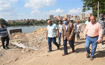 محافظ القليوبية يتفقد مشروعي ممشى النيل وتطوير شارع فريد ندا ببنها