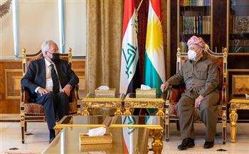 رئيس إقليم كردستان العراق يبحث مع وفد فرنسي تطورات الوضع السياسي
