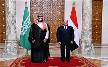 ولي العهد السعودي يشكر السيسي على استضافة مصر قمة مبادرة الشرق الأوسط الأخضر