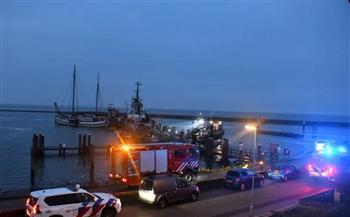 مقتل شخصين في اصطدام سفينتين شمال هولندا