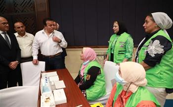 وزير الصحة يشهد انطلاق حملة تطعيم العاملين بفنادق شرم الشيخ ضد الالتهاب الكبدي «A»