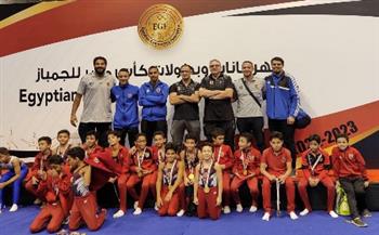 الأهلي يحصد 15 ميدالية في بطولة كأس مصر للجمباز تحت 11 سنة