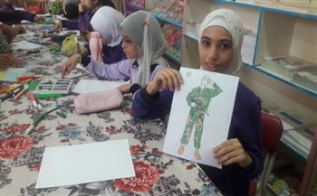 أكتوبر "الولاء والانتماء" بمكتبة طفل حديقة الأمل ببورسعيد 