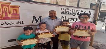  المكتبات المتنقلة تجوب قرى المنيا حتى 2 نوفمبر المقبل