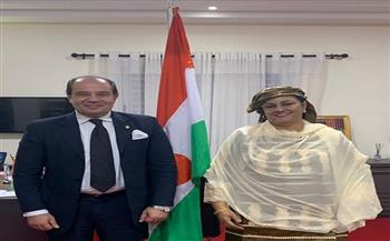 سيدة النيجر الأولى تشيد بجهود مصر في دعم وتمكين المرأة 