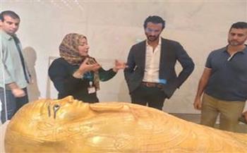 المتحف القومي للحضارة يستقبل وزير الاقتصاد الإماراتي