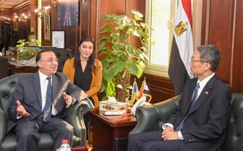 محافظ الإسكندرية وقنصل عام الصين يبحثان التعاون ورئاسة مصر لمؤتمر (COP 27)