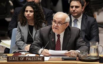 رياض منصور يدعو مجلس الأمن للمطالبة بوقف العدوان الإسرائيلي