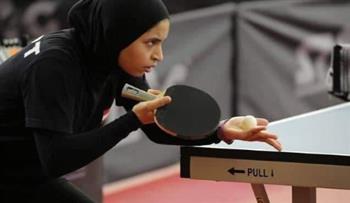 فوز حبيبة الباسومي على بطلة الهند ببطولة مصر الدولية لتنس الطاولة
