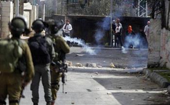 إصابات بالاختناق خلال مواجهات مع الاحتلال الإسرائيلي في الخليل