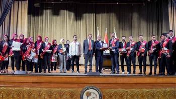 مجلس جامعة بني سويف يكرم وفد طلاب من أجل مصر المشاركين في ملتقي الإسكندرية