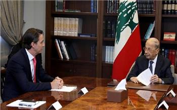 الوسيط الأمريكي يسلم الرئيس اللبناني نص اتفاق ترسيم الحدود البحرية