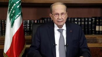 الرئيس اللبناني يؤكد أنه على وشك التوقيع على مرسوم قبول استقالة الحكومة