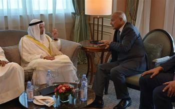 أبو الغيط ووزير خارجية الكويت يؤكدان أهمية التوافق حيال مختلف القضايا المطروحة بقمة الجزائر
