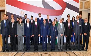 بسام راضي: الرئيس السيسي يجتمع برابطة رجال الأعمال القطريين