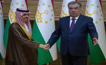 رئيس جمهورية طاجيكستان يستقبل وزير الخارجية السعودى