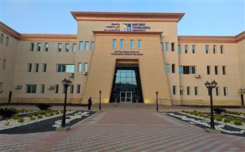 وفد من وزارة التعليم العالي تبحث أعمال التطوير بجامعة بني سويف التكنولوجية