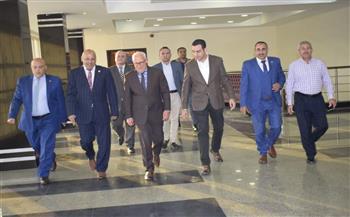 محافظ بورسعيد يلتقي وفد من أكاديمية ناصر العسكرية