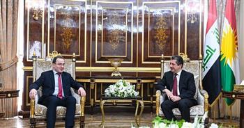 رئيس حكومة كردستان والسفير الروسي يناقشان تشكيل الحكومة العراقية ومواجهة الإرهاب
