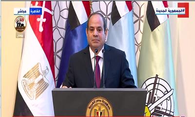 الرئيس السيسي: «هنبني على قد ما ربنا يقدرنا ومش هنمكن الإرهاب من البلد»