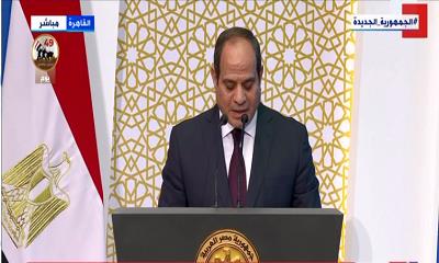 الرئيس السيسي يهنئ الشعب المصري بذكرى المولد النبوي الشريف