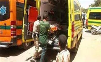 مصرع وإصابة 14 شخصا في حادث تصادم بطريق أسيوط 