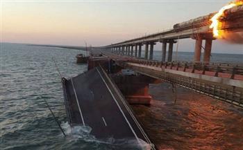 روسيا: حريق جسر القرم نتج عن سيارة مفخخة