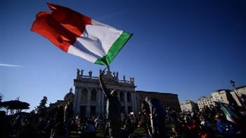 مظاهرات نقابية حاشدة في روما