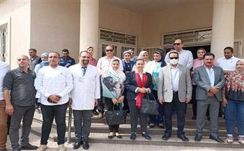 مدير صحة الإسكندرية تتفقد مستشفى العامرية للوقوف مستوى الخدمة الطبية