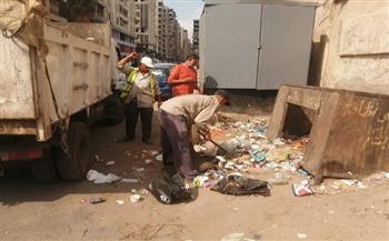محافظة الدقهلية: رفع 316 طن قمامة وأتربة من شوارع المنصورة