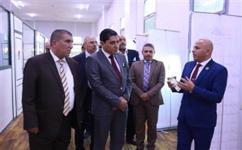 وزير العمل والتأهيل بالحكومة الليبية يزور مجمع عمال مصر 