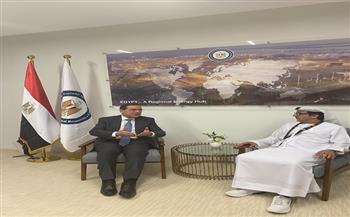 وزير البترول يبحث مع مسئولي شركة «مبادلة» الإماراتية تعزيز التعاون المشترك