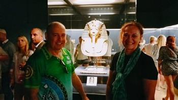 رئيس جمهورية جزر الكوك يزور الأهرامات والمتحف المصري بالتحرير
