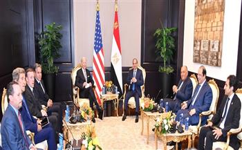 تأكيد الرئيس السيسي على عمق علاقات الشراكة الاستراتيجية مع أمريكا يتصدر اهتمامات الصحف