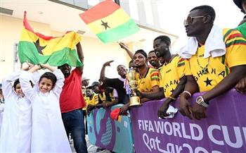 جماهير غانا ترقص في شوارع الدوحة وتشعل أجواء كأس العالم مبكرا |صور