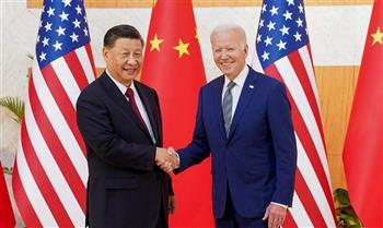 رئيسا أمريكا والصين يلتقيان على هامش اجتماع قمة العشرين في بالي بإندونيسيا